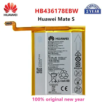 Huawei 100 % Orijinal HB436178EBW 2700mAh Pil İçin Huawei Mate S Arkadaşları CRR-CL00 UL00 Yedek Piller