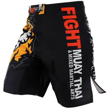 MMA Muay Thai Kaplan Şort Eğitim fitness pantolonları Kickboks BJJ Sandıklar Spor Pantolon Boxeo Sanda Boks Mücadele Şort