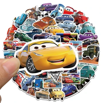 10/30/50 ADET Disney Animasyon Arabalar Graffiti Çıkartmalar Yıldırım McQueen Karikatür Çıkartmaları DIY Dizüstü Telefon Bagaj Buzdolabı Çocuk Sticker