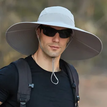 2021 Şık Geniş Ağızlı erkek Balıkçı Şapka Katı Su Geçirmez Güneş Kapaklar Dağcılık Kap balıkçılık şapkası panama şapkası Unisex