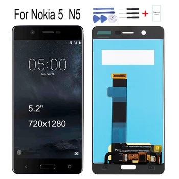 Nokia N5'in 5 TA 5.2 inç LCD Ekran çizim Tablası Dokunmatik Ekran-1053 TA-TA 1024-1044 TA-1027 Montaj Yedek Parça