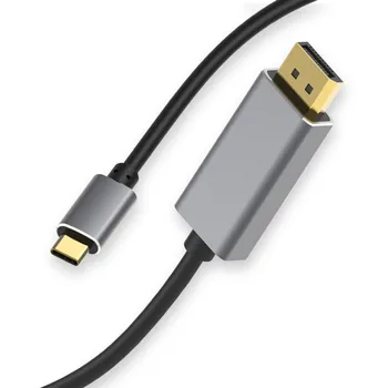 180cm Tip C DisplayPort Kablosu 8K@60HZ DP USB C 3.1 Ekran bağlantı noktası 1.4 Thunderbolt 3 DP macbook için kablo Samsung Huawei