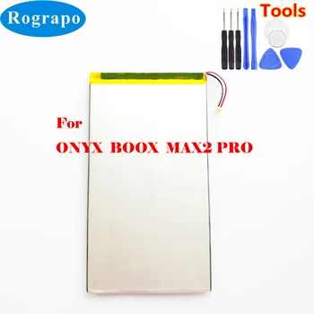 E Pro 2 Onyx Boox MAX2 Max İçin yeni 3.7 V 5000mAh Li-Polimer Pil-Kitap Akümülatör 3-Tel Tak+araçları