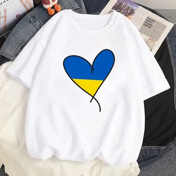 Ukrayna Ukrayna Bayrağı t shirt kadın tumblr çift rahat tshirt ulzzang
