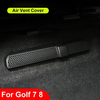 2 Adet Ayak ısıtıcı Kanal ızgarası Koltuk Klima Havalandırma Kapağı Çıkışı VW Golf 7 8 Mk7 Passat B8 Bora CC Tiguan Magotan