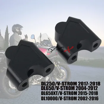 Motosiklet Gidon Yükselticiler yuvarlak kelepçe Adaptörü Suzukı V-STROM DL 250 17-18/DL 650 2004-2012/DL 650XT 2015-2018/DL 1000 02-16