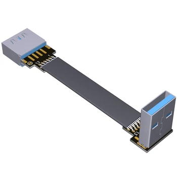 Şerit Düz USB 3.0 Kablosu Süper Hızlı USB Uzatma Kablosu Erkek Kadın 0.5 m 1m 1.5 m 2m 3m USB Data Sync Transferi Genişletici Cabo