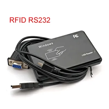 Marka Yeni R21D Siyah RFID Yakınlık Sensörü Akıllı KIMLIK Kartı Okuyucu 125 kHz EM4100 TK4100 EM Kart Okuyucu RS232 Arayüzü