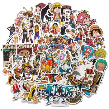 10/50/100 Adet Tek Parça Luffy Çıkartmalar Anime Sticker Dizüstü Motosiklet Kaykay Bilgisayar Karikatür Oyuncak Çıkartmalar