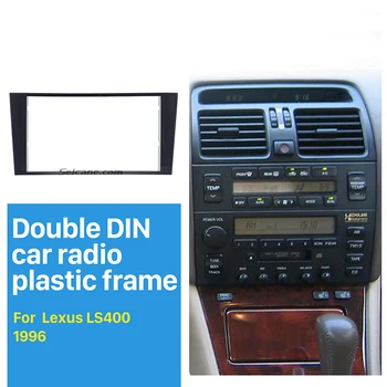 Seicane Muhteşem 2 Din Araba Radyo Fasya 1996 Lexus LS400 Ses Montaj Adaptörü Paneli Plaka Çerçeve Trim Çerçeve