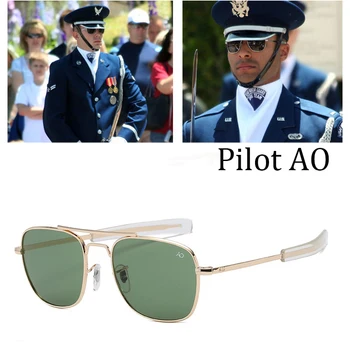 2020 YENİ marka Havacılık Güneş Gözlüğü Erkekler Marka Tasarımcısı Amerikan Ordusu Askeri Optik güneş gözlüğü Erkek UV400 Oculos de sol