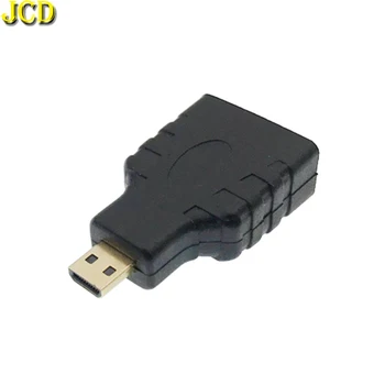 JCD 1 ADET Mikro HDMI Erkek HDMI dişi adaptör Tip D HDMI Konnektör Dönüştürücü Adaptör Xbox 360 PS3 HDTV L19