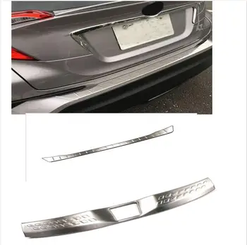 Toyota için C-HR CHR (AX10) 2019 2020 Araba Aksesuarları Paslanmaz Çelik Arka Bagaj sürtme plakası Kapı Eşiği Kapağı Kalıplama Garnitür