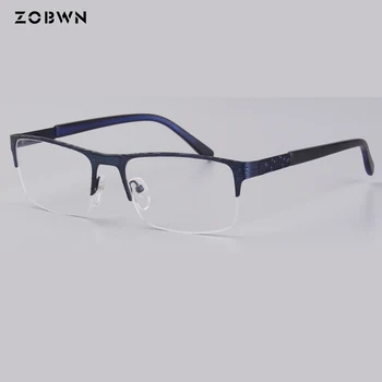 ZOBWN Gözlük Çerçevesi ış optik gözlük adam Bilgisayar Optik Gözlük bahar menteşe Gözlük Armacao de ulosculos gafas