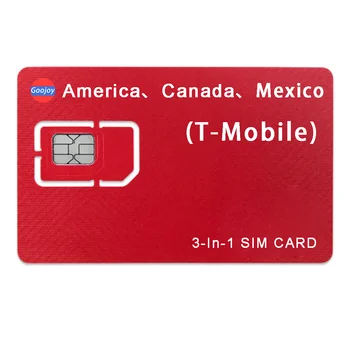 T-Mobile Amerika,Kanada,Meksika internet sım kartı, Ön Ödemeli Sım Kart ABD, sım sınırsız veri, internetsiz sınırsız sım veri planı