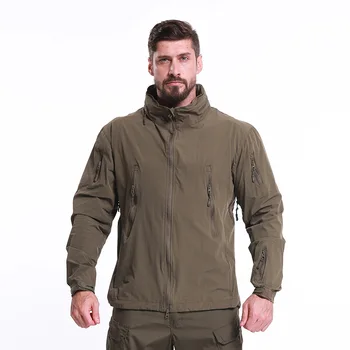 Marka Erkek Su Geçirmez Askeri Taktik Ceket Erkekler Sıcak Rüzgarlık Bombardıman Ceket Kamuflaj kapüşonlu ceket ABD Ordusu chaqueta hombre