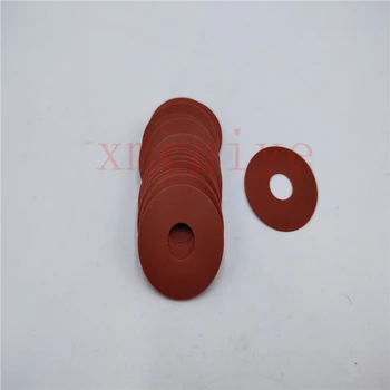 Ücretsiz kargo 50 adet yüksek kaliteli kırmızı renk kauçuk enayi ofset baskı makinesi 32x10x0.5mm