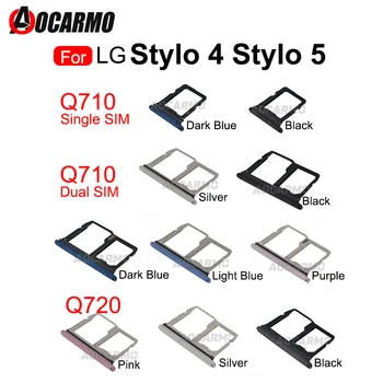 SIM Kart LG Q Stylo 4 Q710 microSD Sım Kart Tepsi Yuvası Tutucu LG Stylo 5 Q720 LM-Q720MS Yedek Parçalar