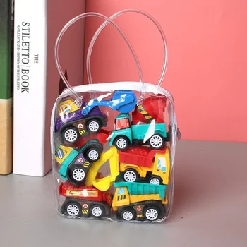 6 adet Araba Modeli Oyuncak Geri Çekin oyuncak arabalar Mobil Araç itfaiye kamyonu Taksi Modeli Çocuk Mini Arabalar erkek çocuk oyuncakları Hediye Diecasts Oyuncak Çocuklar için
