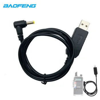 USB Güç şarj kablosu Baofeng UV-5R Pro Walkie Talkie Şarj Cihazı BL-5 3800mAh UV5R PRO UV10R li - ion pil Hızlı Şarj