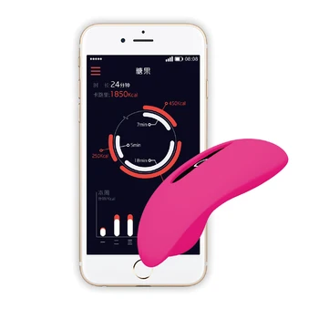 Sihirli Hareket APP Akıllı Vibratör Giyilebilir Titreşimli Külot Seks Oyuncak Kablosuz Kontrol Şeker Klitoris masajı Stimülatörü