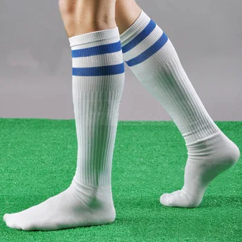 Uzun Çorap Erkek Kadın Çocuk Rahat çizgili uzun tüp Çorap Profesyonel Futbol lacrosse diz üstü çorap Terylen + spandex