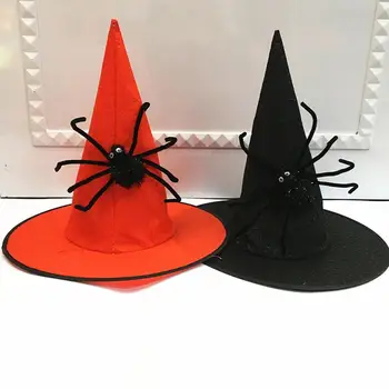 Cadılar bayramı Stipes Şapka İle Çocuklar Unisex Yetişkinler Cosplay Sahne Düğün Parti Cadılar Bayramı Dekor Festivali Şapka Keçe cadı şapkası Dekor 2022