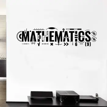 Matematik Farklı Sembol Duvar Duvar çıkartma Eğitim Matematik Ev Oturma Odası Ve Okul Dekorasyon A002282