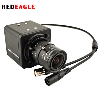 REDEAGLE 1200TVL 700TVL CCTV Analog Güvenlik Kamera Değişken Odaklı Manuel Zoom Odak Kutusu Kameralar Metal Gövde Siyah